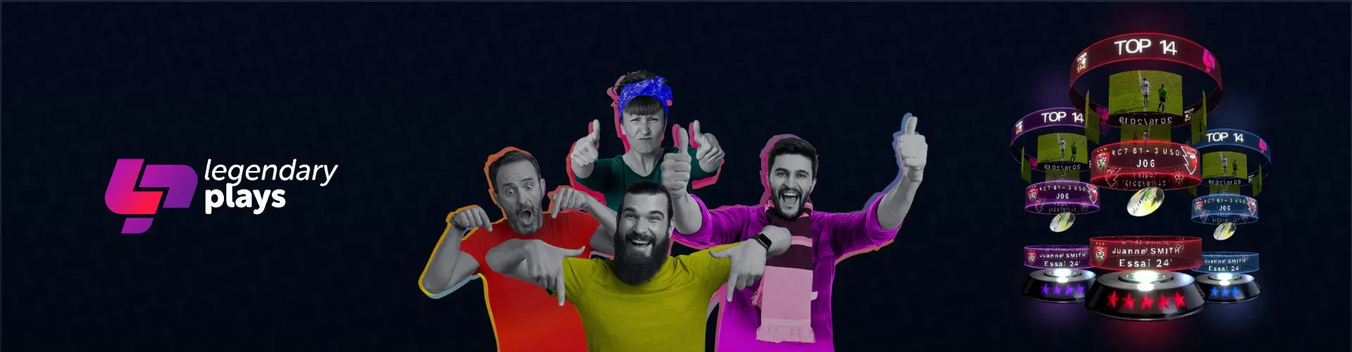 Une nouvelle collaboration avec l'URC, un acteur majeur du rugby, pour LegendaryPlays