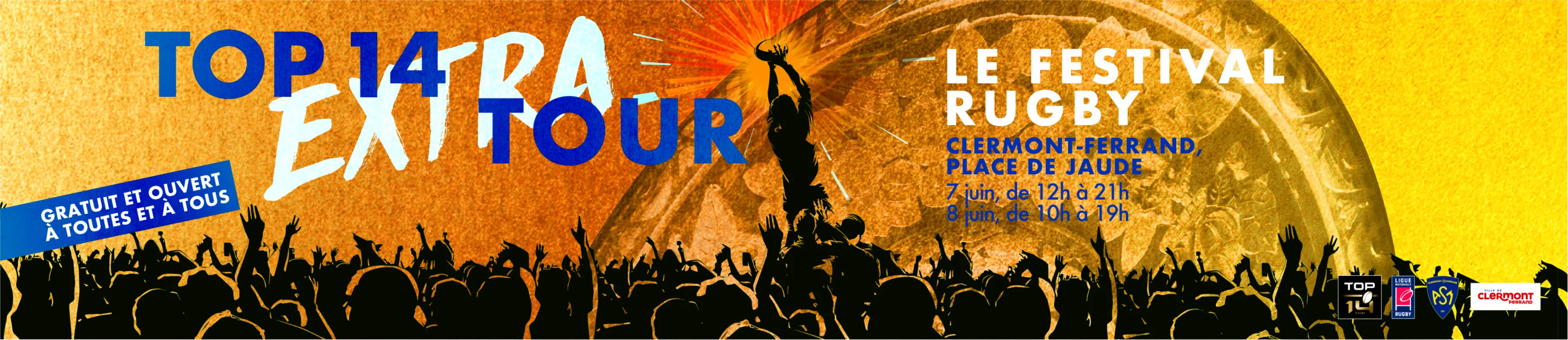 Le TOP 14 Extra Tour à Clermont-Ferrand les 7 et 8 juin !