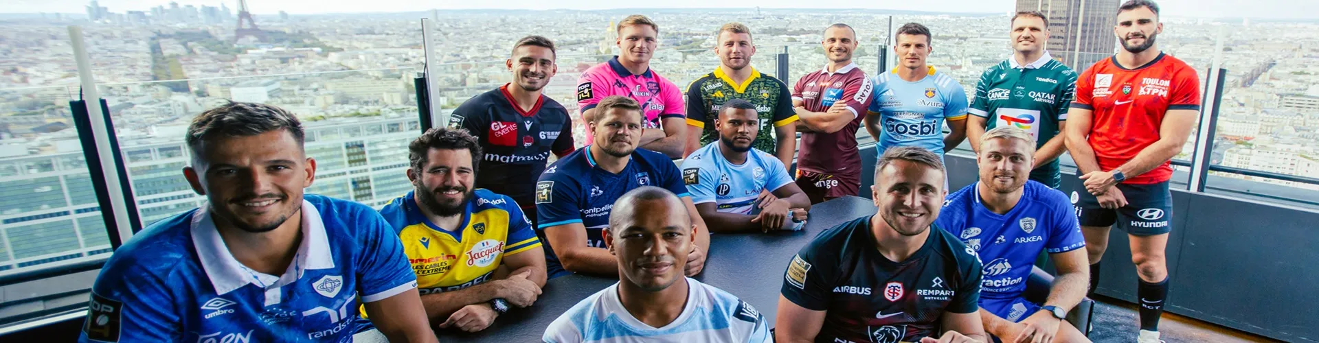 La photo officielle de la saison 2024/2025 du TOP 14
