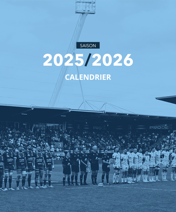 Découvrez le calendrier 2025-2026 de PRO D2