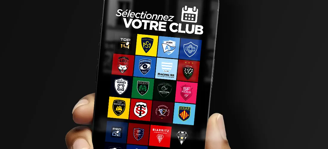 Ajoutez le calendrier de votre club préféré !