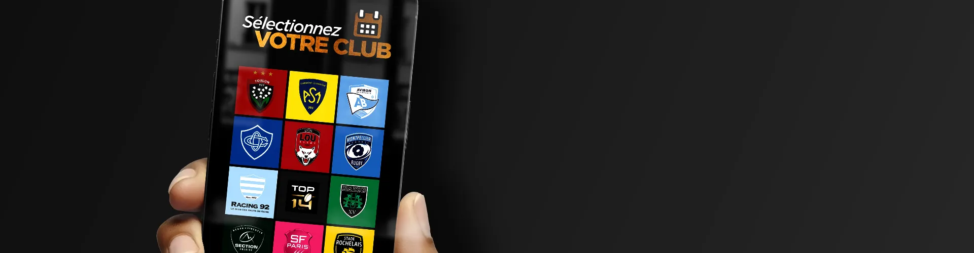 Ajoutez le calendrier de votre club préféré de TOP 14 !