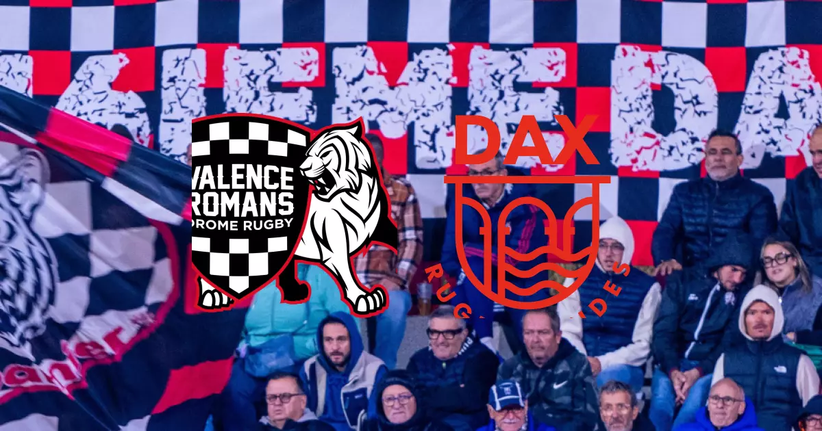 J1 de PRO D2 : Valence Romans Drôme Rugby bat l'US Dax Rugby Landes 36-23