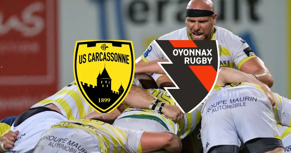 J2 de PRO D2 : l'US Carcassonne l'emporte 19-17 sur Oyonnax Rugby