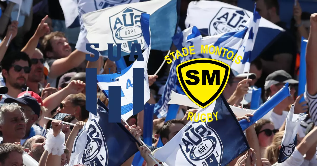J2 de PRO D2 : victoire 53-7 de Sporting Union Agen Lot-et-Garonne face au Stade Montois Rugby