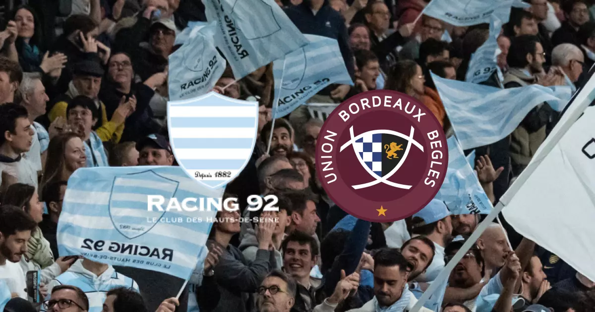 J2 de TOP 14 : le Racing 92 remporte la rencontre face à l'Union Bordeaux-Bègles 44-32