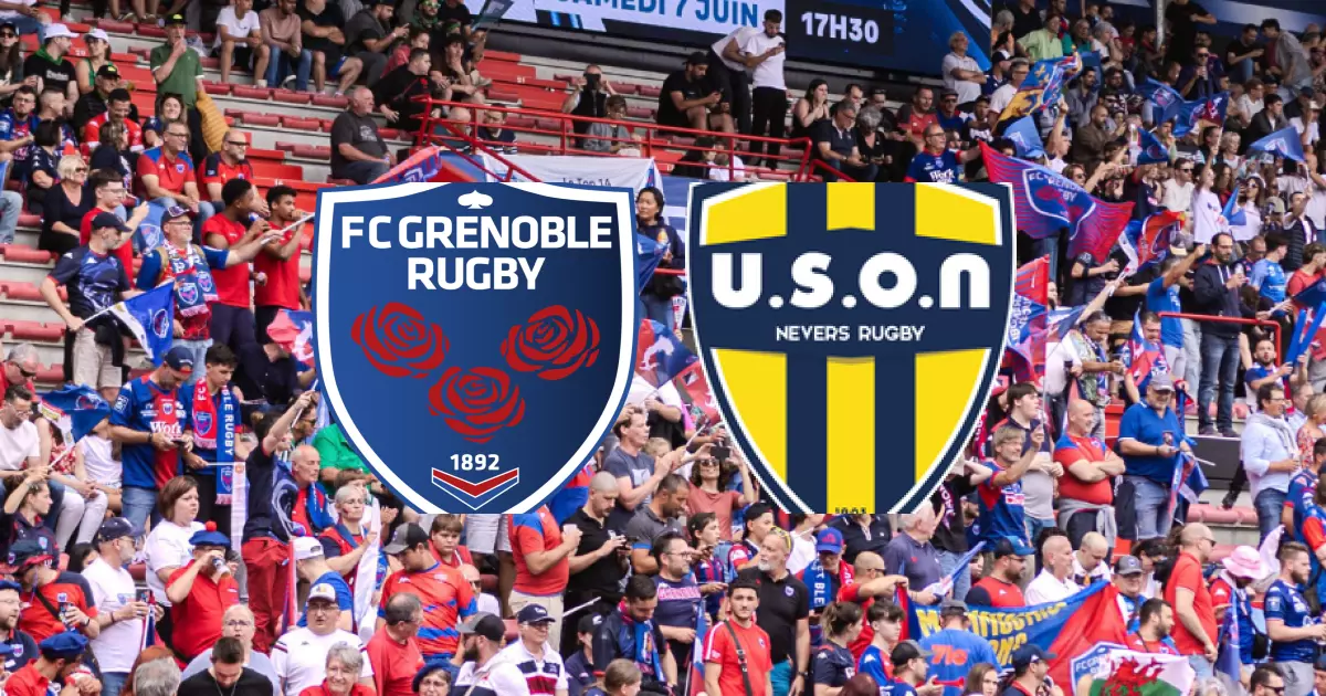 J4 de PRO D2 : F.C. Grenoble Rugby remporte une victoire 20-17 contre SASP USON Rugby PLUS