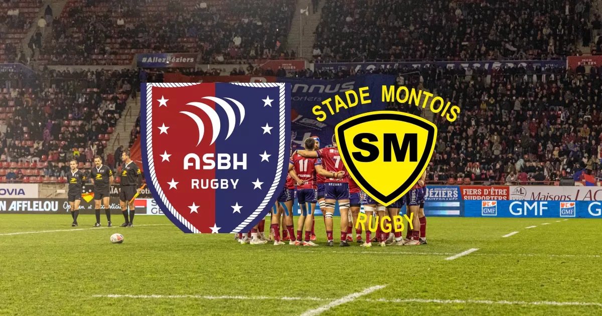 J4 de PRO D2 : victoire 43-9 de Béziers Rugby face au Stade Montois Rugby