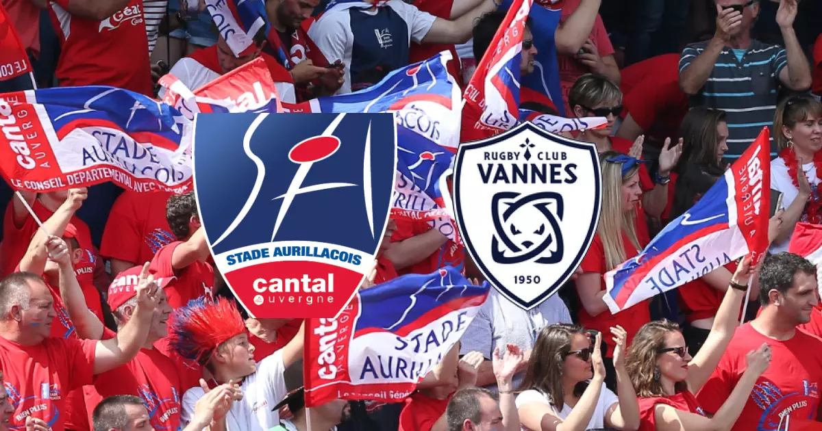 J5 de PRO D2 : victoire 17-22 de Rugby Club Vannes face au Stade Aurillacois Cantal Auvergne