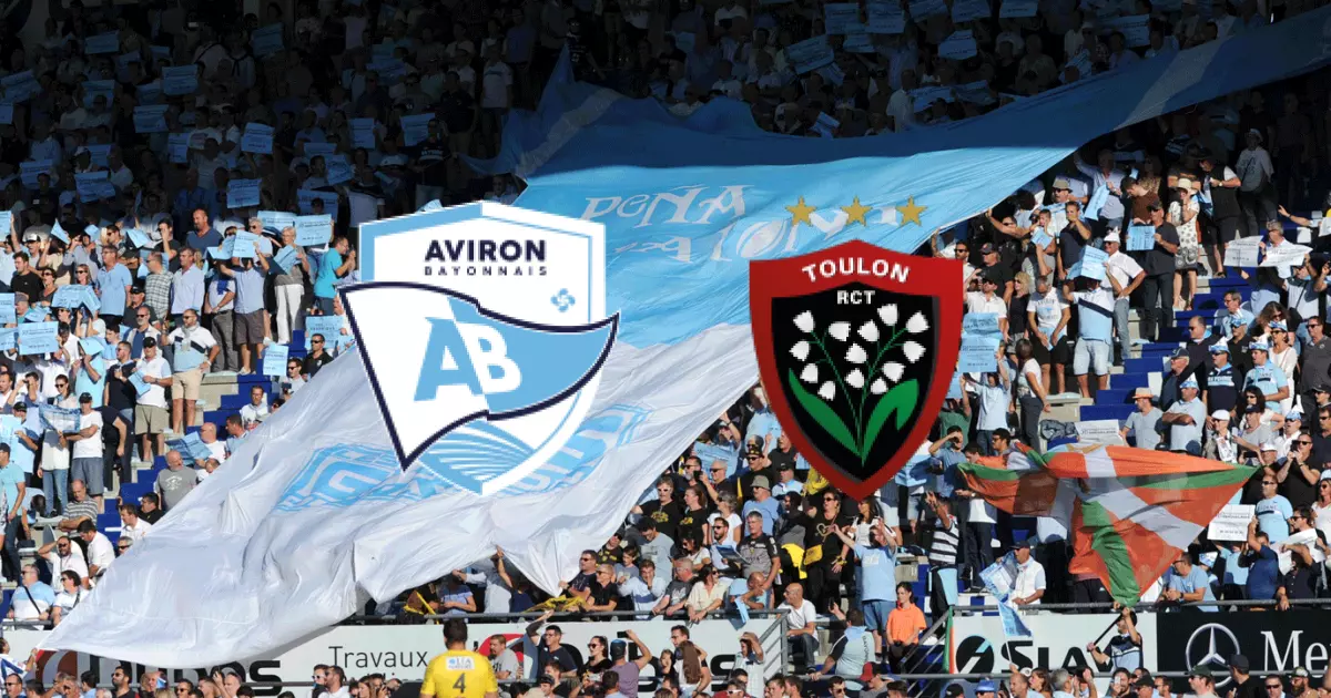 J4 de TOP 14 : l'Aviron Bayonnais remporte une victoire 35-32 contre le RC Toulon