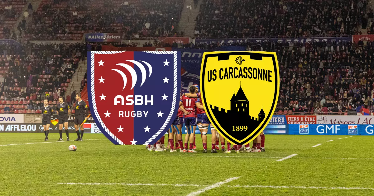 J6 de PRO D2 : Béziers Rugby s'offre un succès 31-19 sur l'US Carcassonne