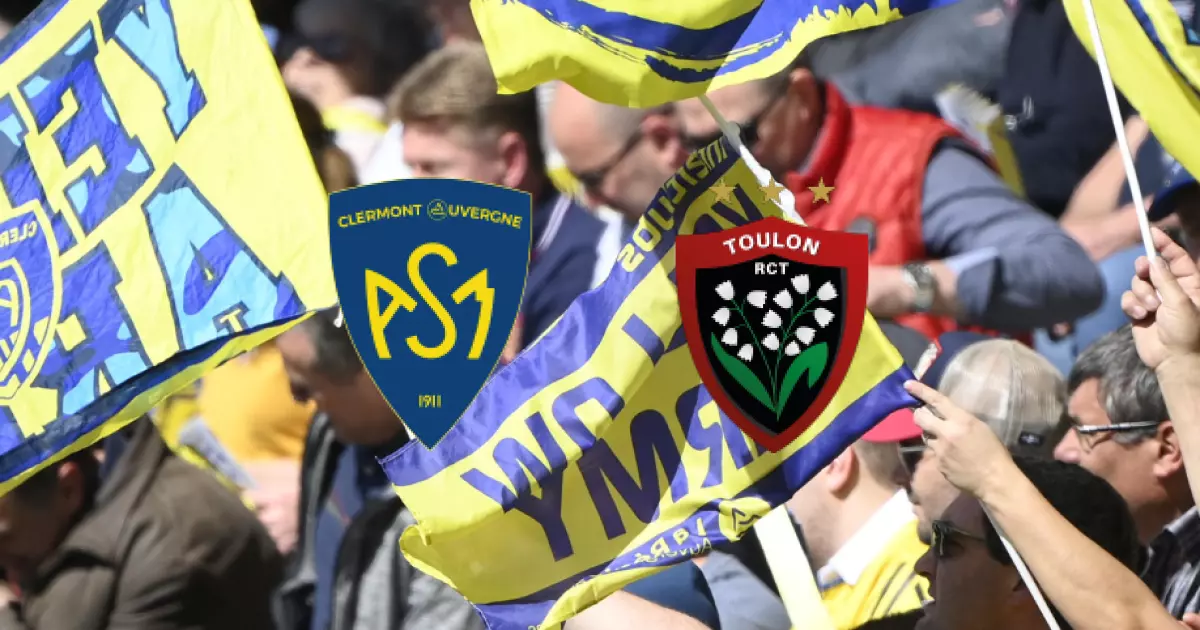 J6 de TOP 14 : l'ASM Clermont s'impose 27-10 face au RC Toulon