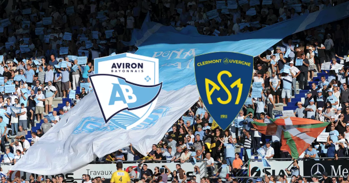 J7 de TOP 14 : l'Aviron Bayonnais bat l'ASM Clermont sur le score de 44-17