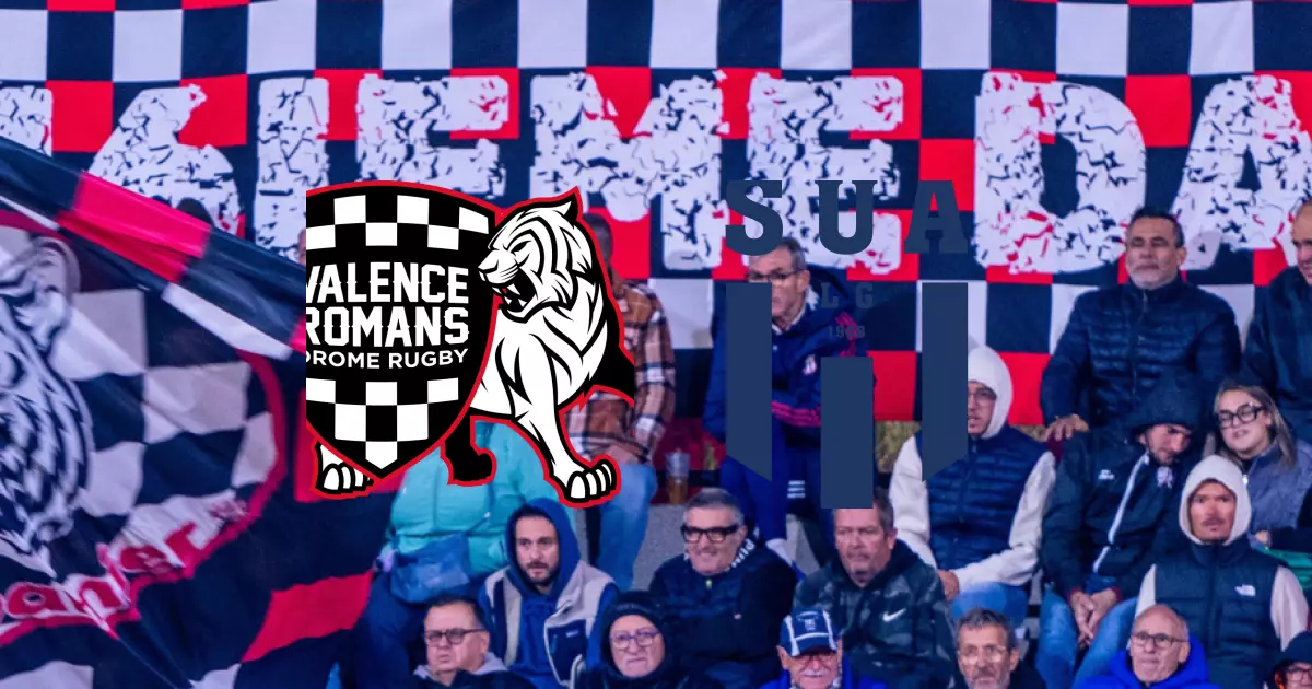 J8 de PRO D2 : Valence Romans Drôme Rugby bat Sporting Union Agen Lot-et-Garonne sur le score de 56-17