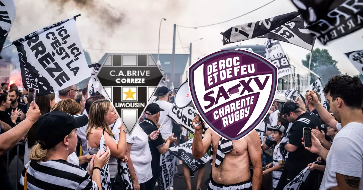 J8 de PRO D2 : SA XV Charente bat Club Athlétique Brive Corrèze Limousin sur le score de 16-25