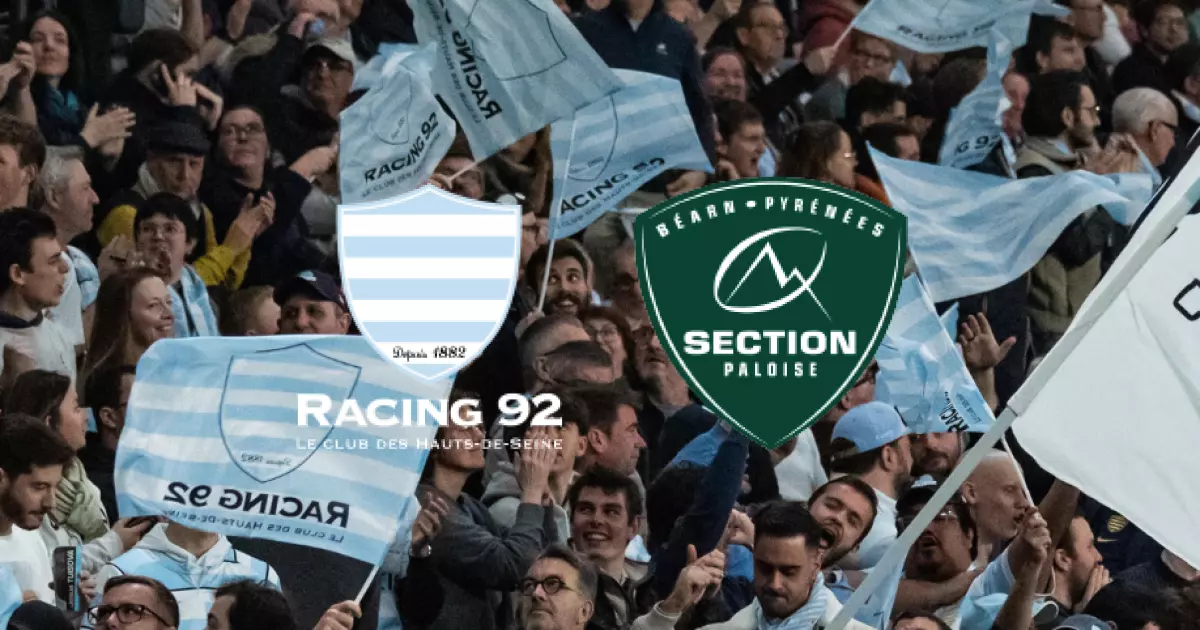 J8 de TOP 14 : le Racing 92 vainc la Section Paloise sur le score de 15-10