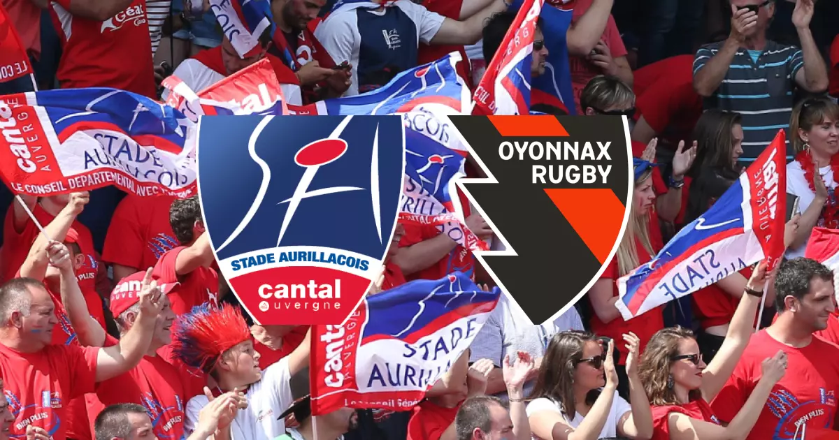 J9 de PRO D2 : le Stade Aurillacois Cantal Auvergne domine 22-20 face à Oyonnax Rugby