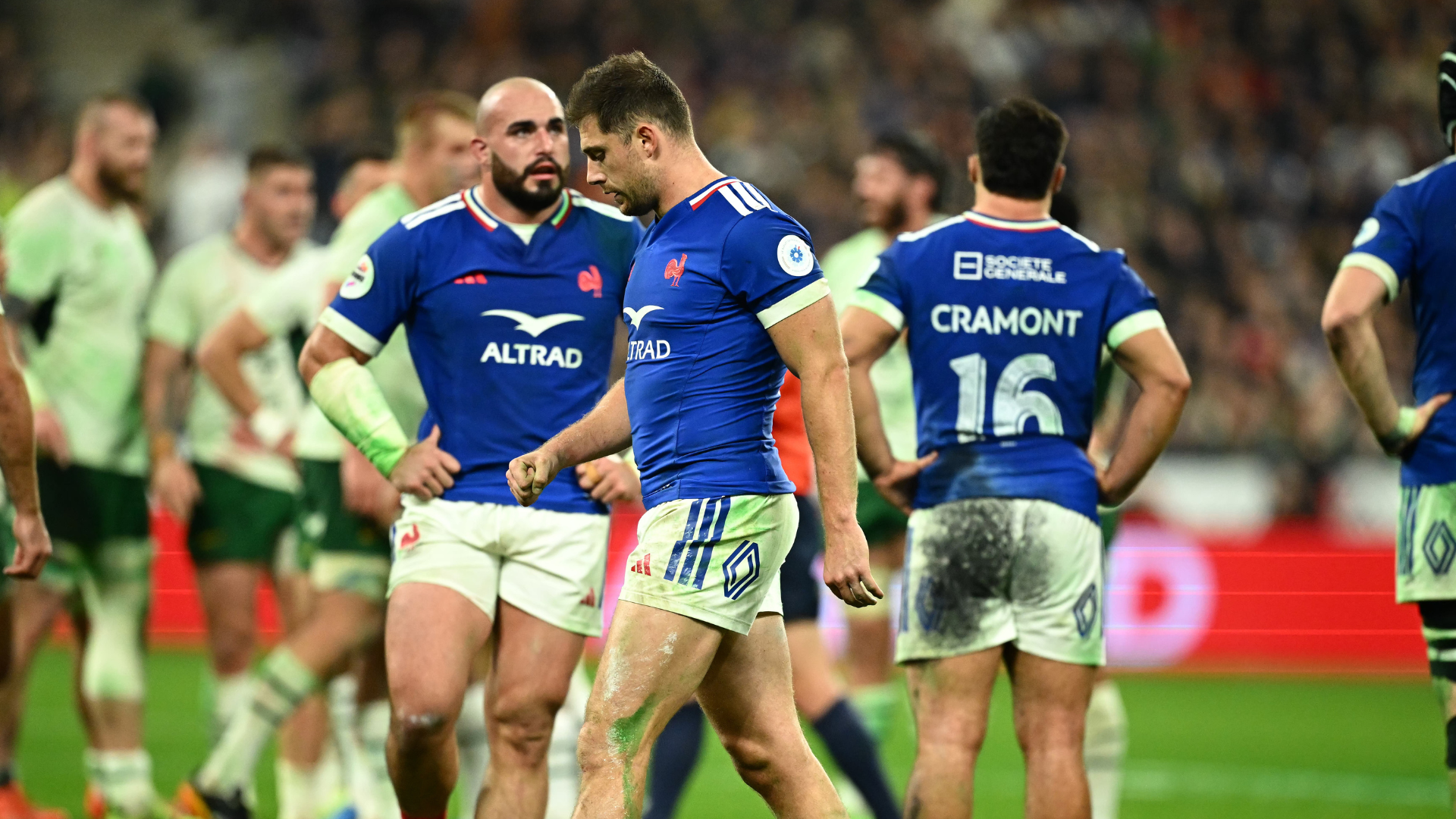 Les Bleus chutent face aux Springboks pour le premier match de cette tournée d’automne