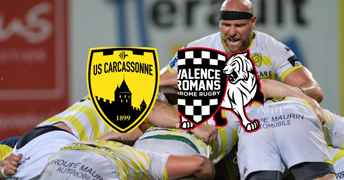 J11 de PRO D2 : Valence Romans Drôme Rugby bat l'US Carcassonne 28-32