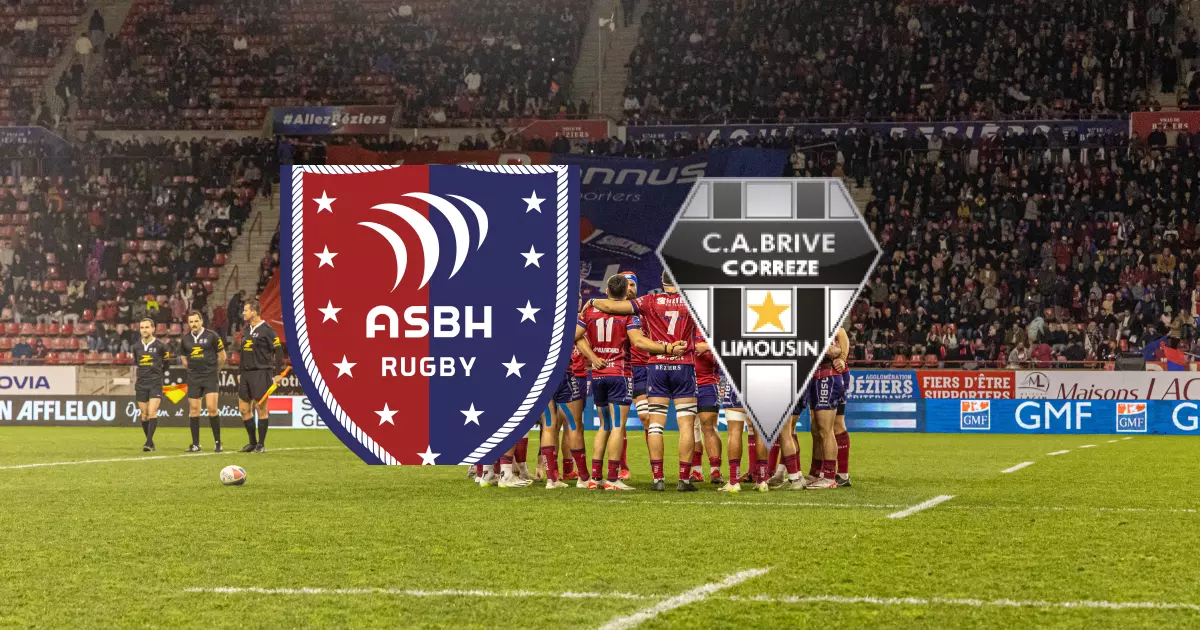 J11 de PRO D2 : Béziers Rugby s'octroie un succès 25-17 sur Club Athlétique Brive Corrèze Limousin