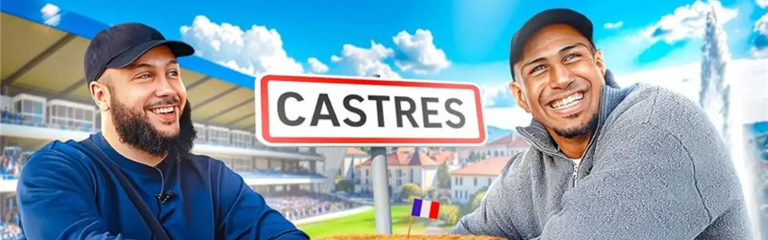 À la découverte de Castres avec Zack Nani et Mathieu Babillot