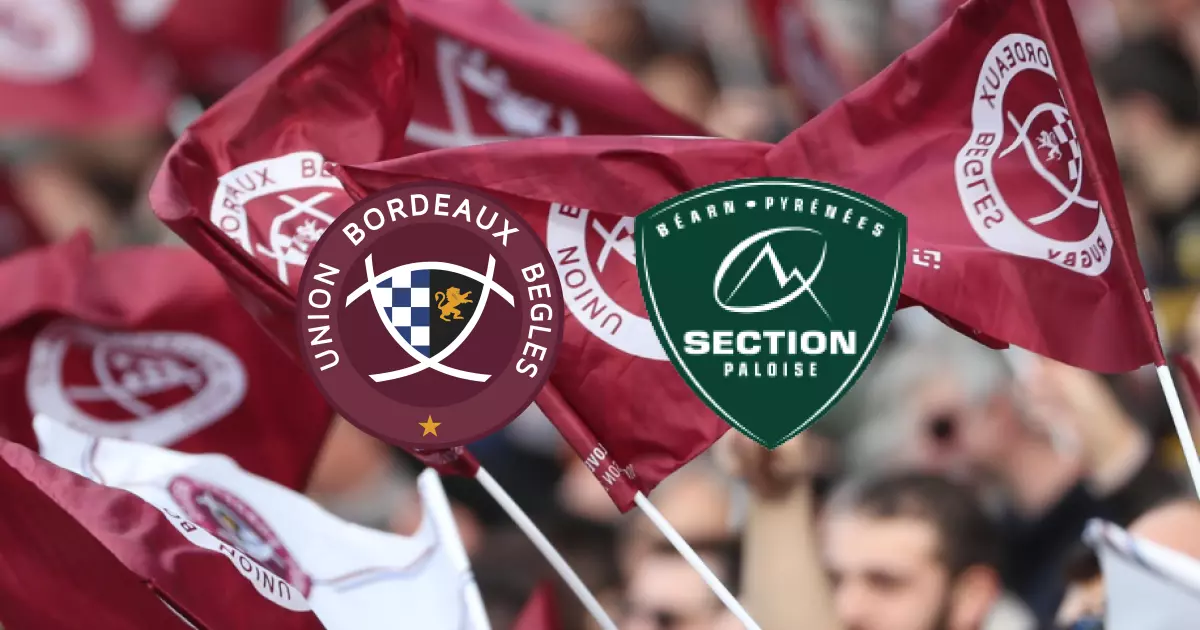 J10 de TOP 14 : la Section Paloise décroche une victoire 33-34 contre l'Union Bordeaux-Bègles