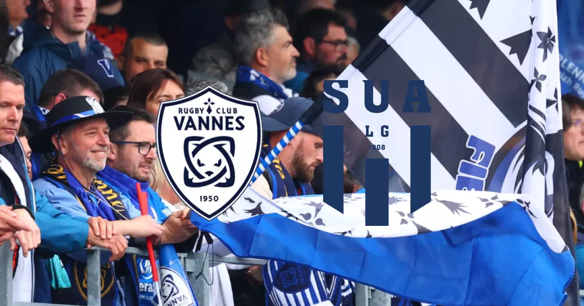 J12 de PRO D2 : Rugby Club Vannes s'impose 36-15 face à Sporting Union Agen Lot-et-Garonne