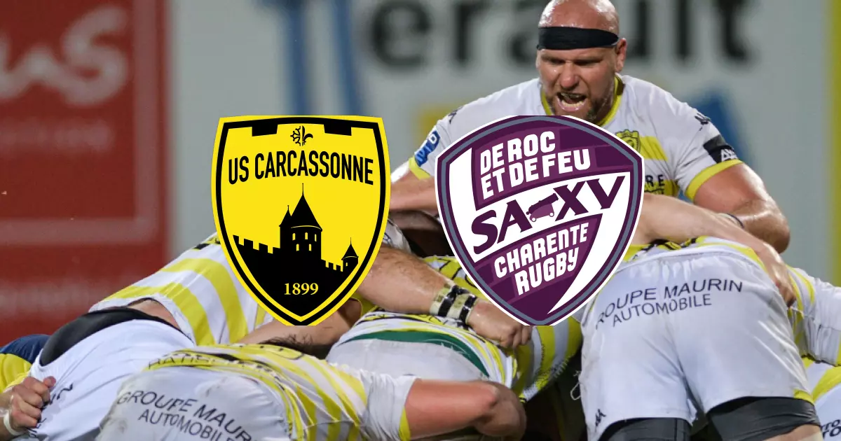 J15 de PRO D2 : l'US Carcassonne s'offre un succès 35-31 sur SA XV Charente