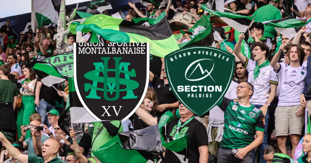 J12 de TOP 14 : la Section Paloise s'assure la victoire 17-53 face à l'US Montalbanaise