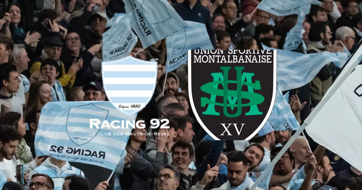 J13 de TOP 14 : victoire 61-16 du Racing 92 face à l'US Montalbanaise