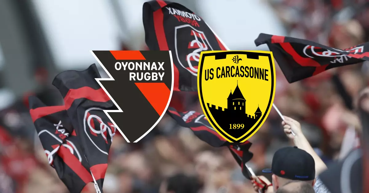J16 de PRO D2 : Oyonnax Rugby dépasse l'US Carcassonne sur un score de 33-7