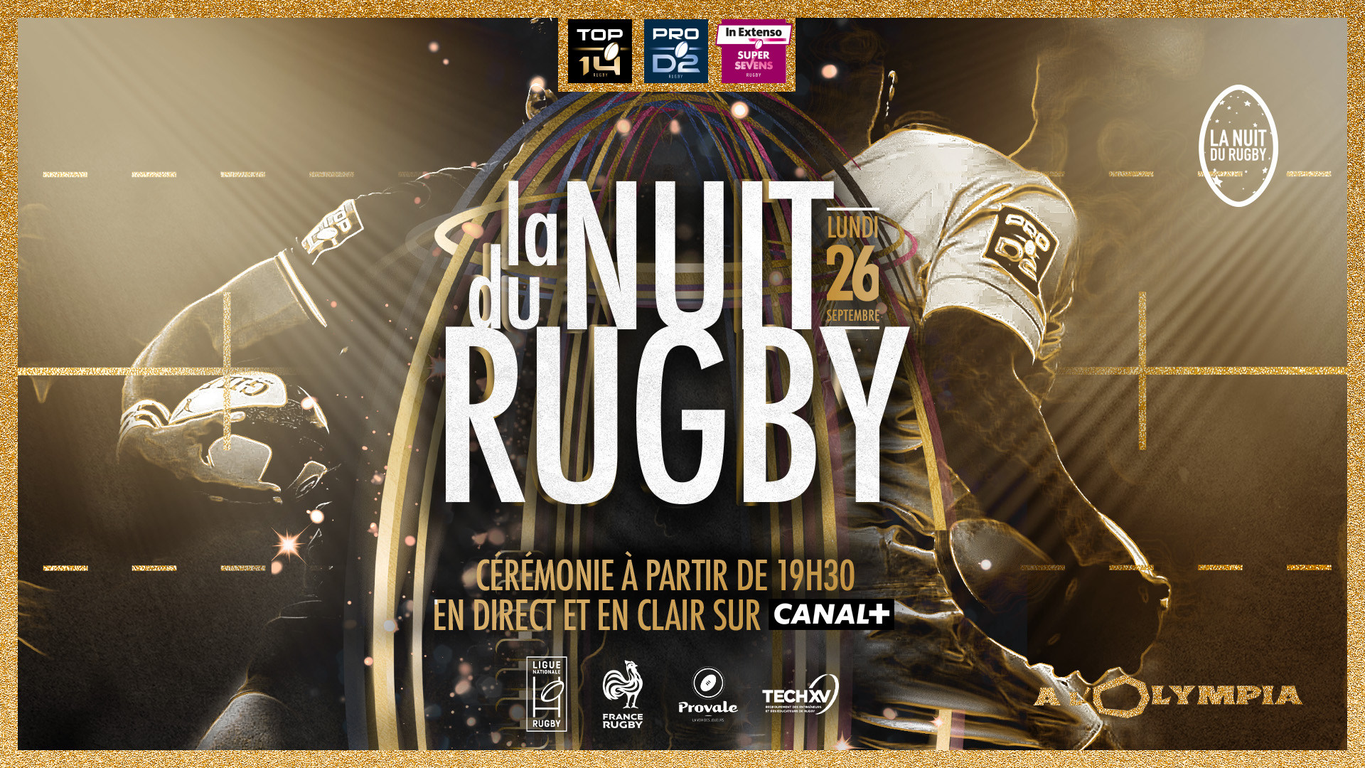 NUIT DU RUGBY : LES NOMMÉS DE CETTE 18e EDITION !