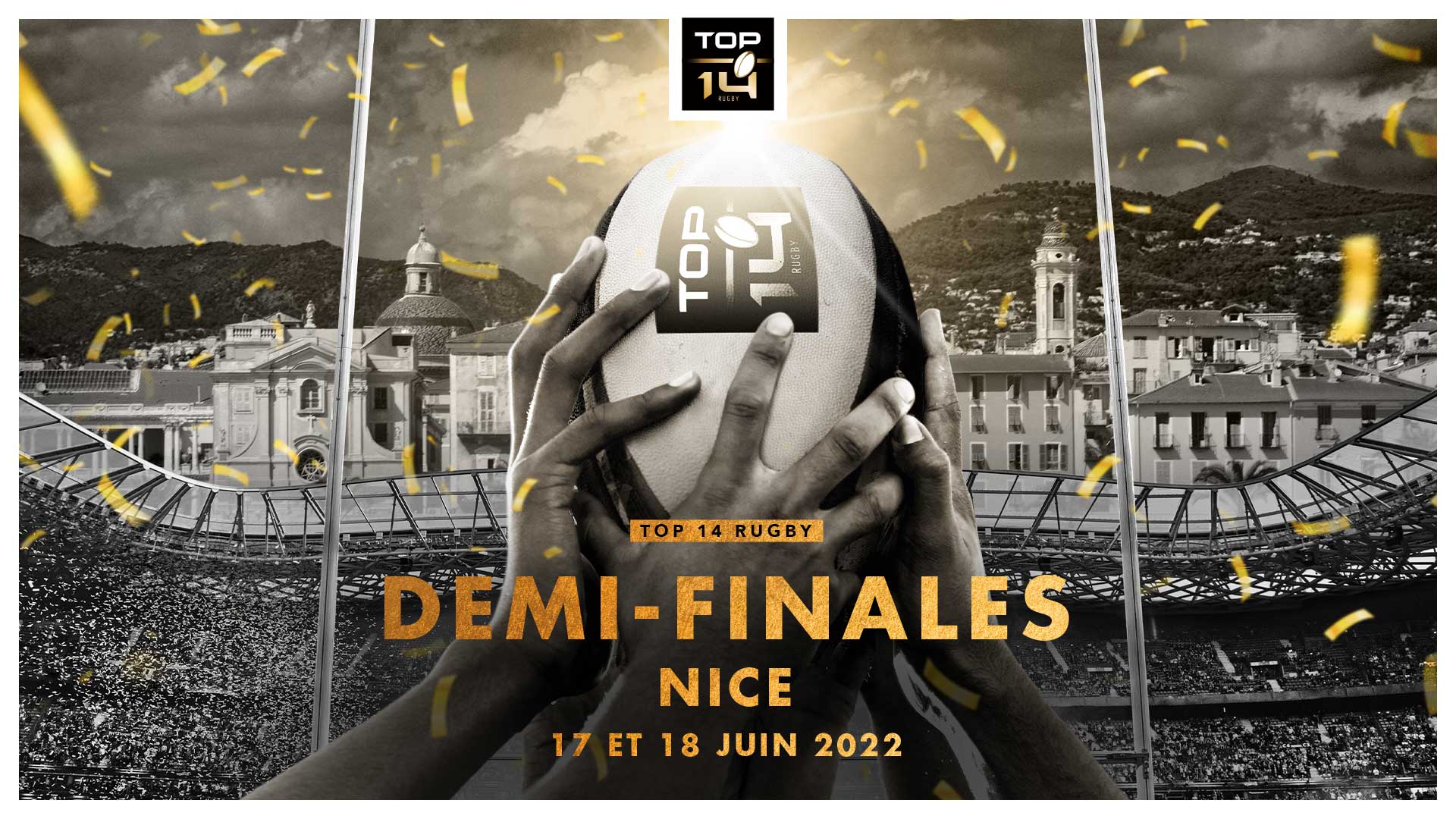 DEMI-FINALES DU TOP 14 À NICE : UN SPECTACLE SPORTIF UNIQUE ET UNE PLUIE D’ÉTOILES SUR LE TERRAIN