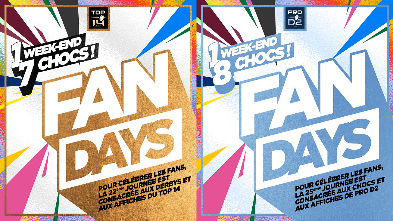 RECORDS D’AFFLUENCE EN TOP 14 ET EN PRO D2 POUR LES FAN DAYS !