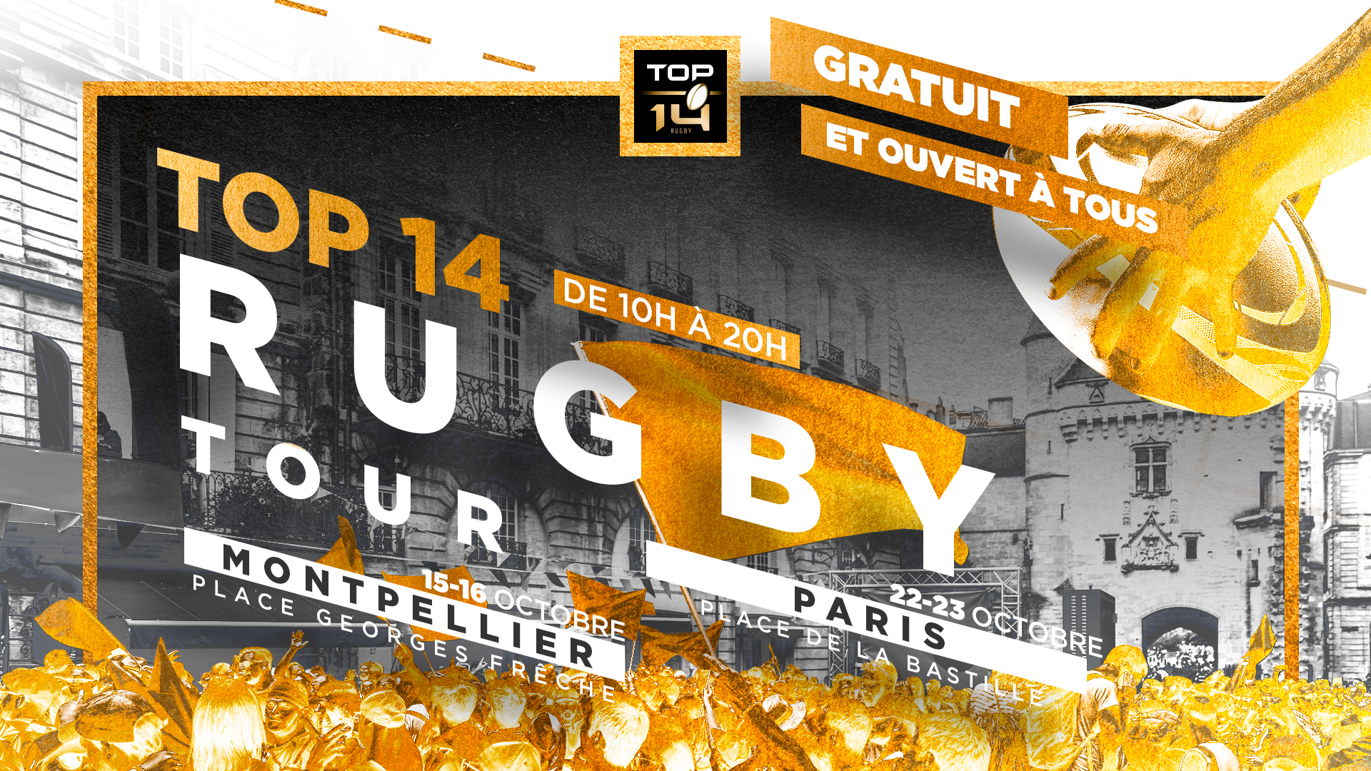 LE TOP 14 RUGBY TOUR EST DE RETOUR ET LANCE SA 8EME ÉDITION ! 