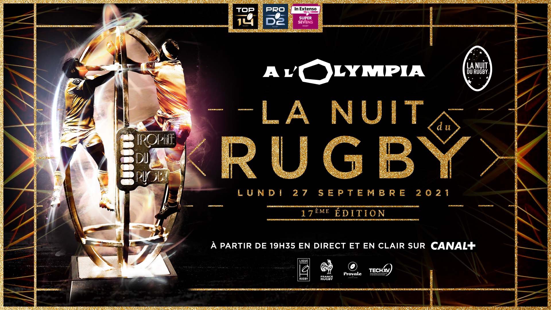 TOUS LES TALENTS ONT RENDEZ-VOUS A L’OLYMPIA POUR LA 17EME NUIT DU RUGBY !