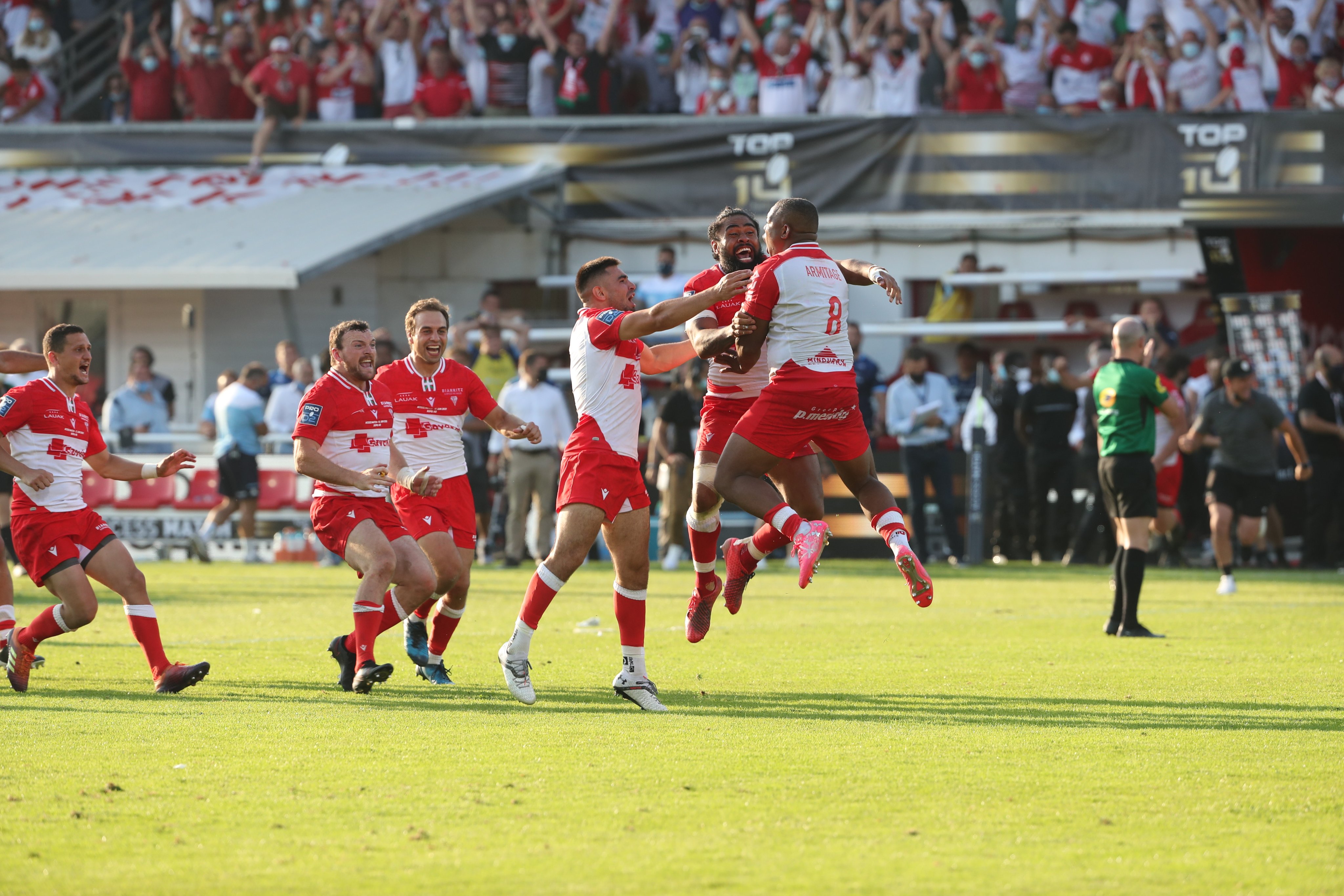 TOP 14 - Access Match | Biarritz retrouve l'élite au bout du suspense et du pied d'Armitage