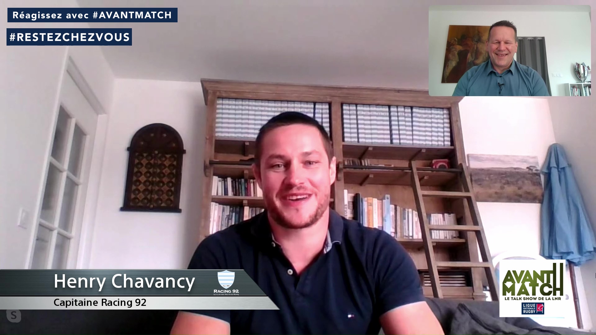 Sixième émission "Avant-Match" avec Henry Chavancy et Matt Giteau comme invités