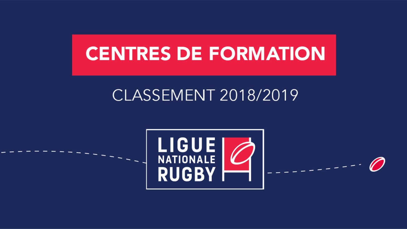 LE CLASSEMENT 2018/2019 DES CENTRES DE FORMATION DE TOP 14 ET PRO D2