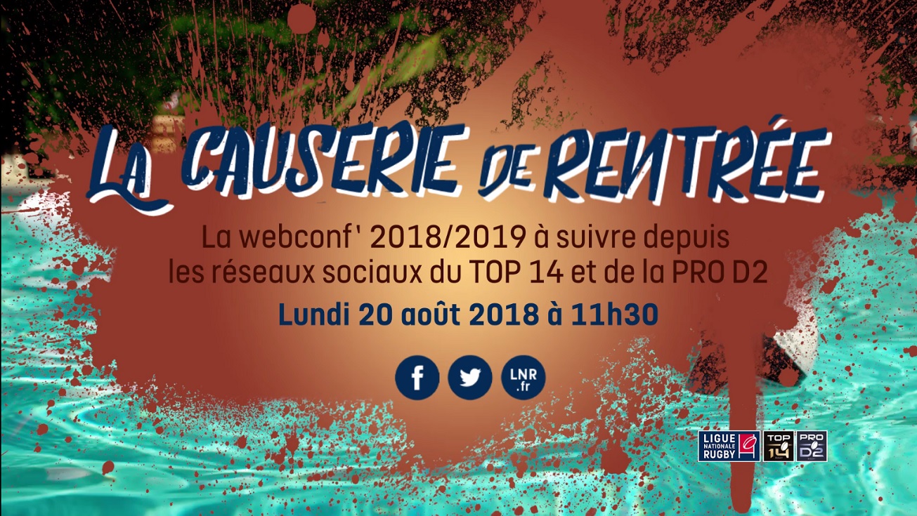 Rendez-vous le 20 août à 11h30 pour "La Causerie de rentrée"