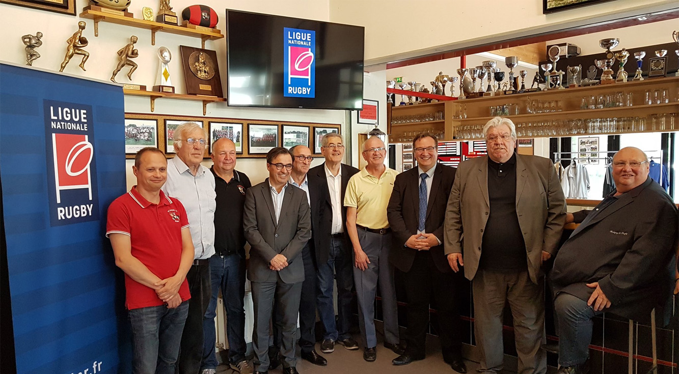 La LNR a inauguré la pose du premier téléviseur à Bobigny