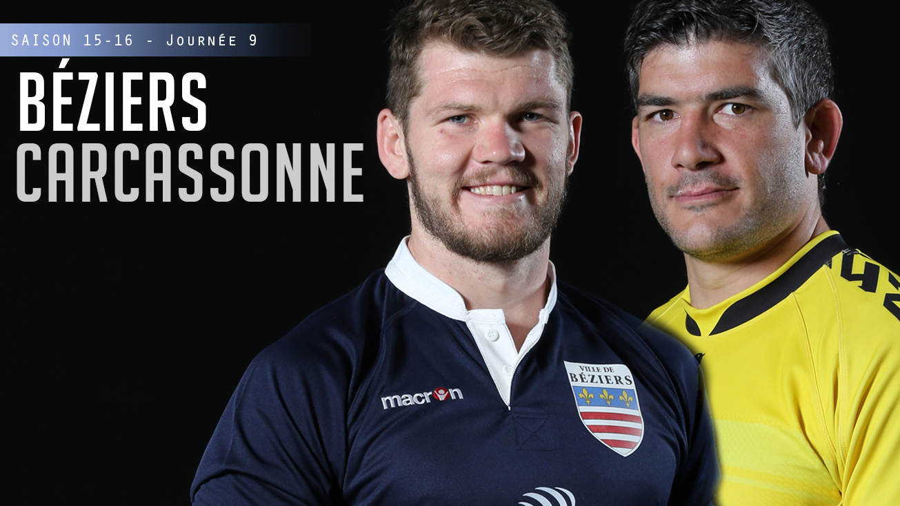 PRO D2, J9 - Béziers - Carcassonne : 54 (bo) - 15