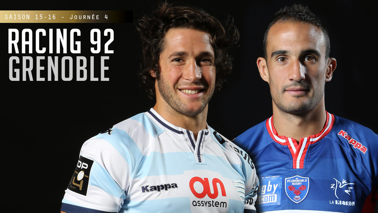 TOP 14, J4 – Racing 92- Grenoble: 23-14