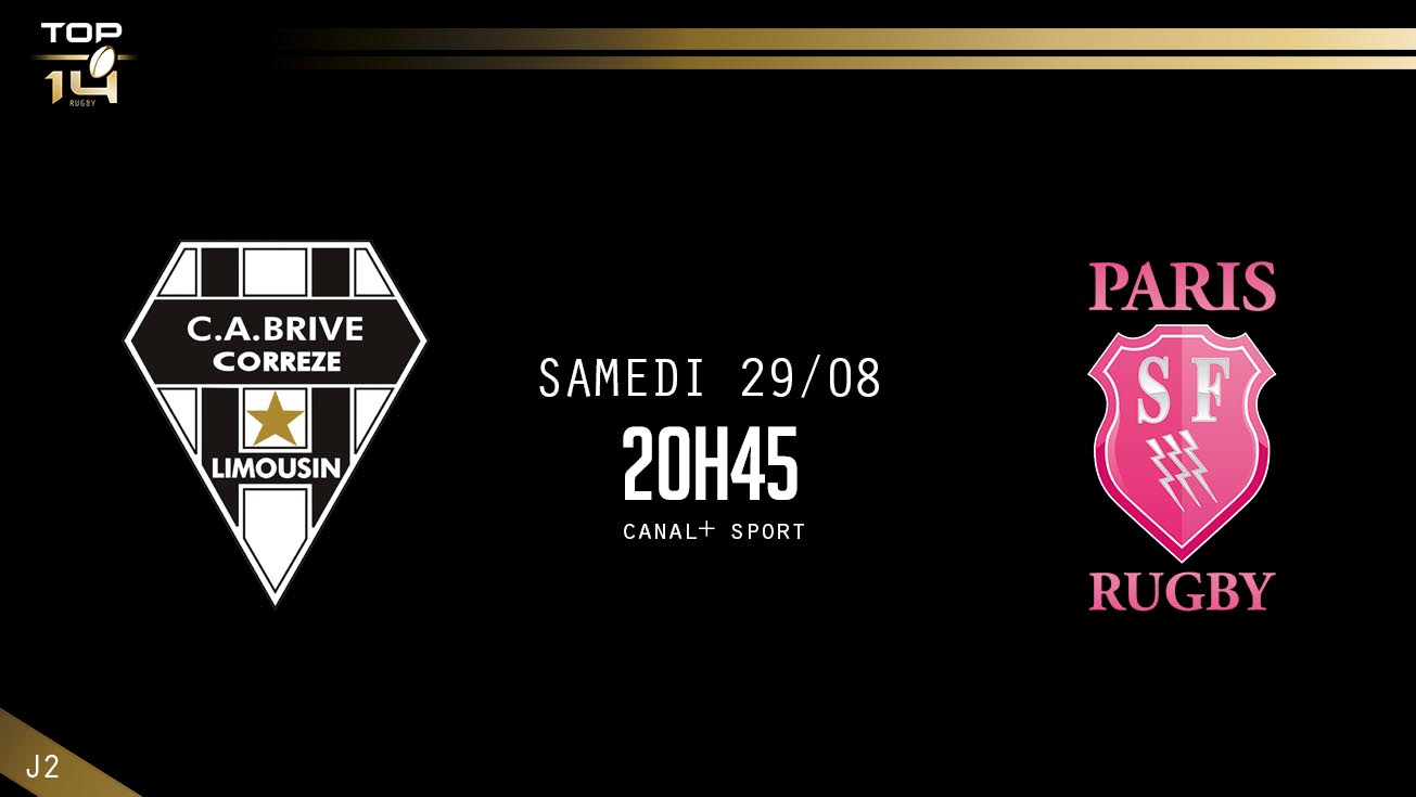 TOP 14, J1 - Brive – Paris