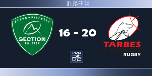 PRO D2, J14 - Pau-Tarbes : l'exploit des Tarbais !