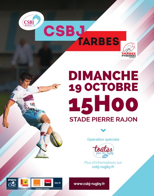 Toutes fans de rugby avec le CSBJ
