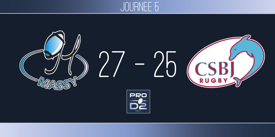 PRO D2, J5 : Massy-Bourgoin : les Massicois enfin victorieux