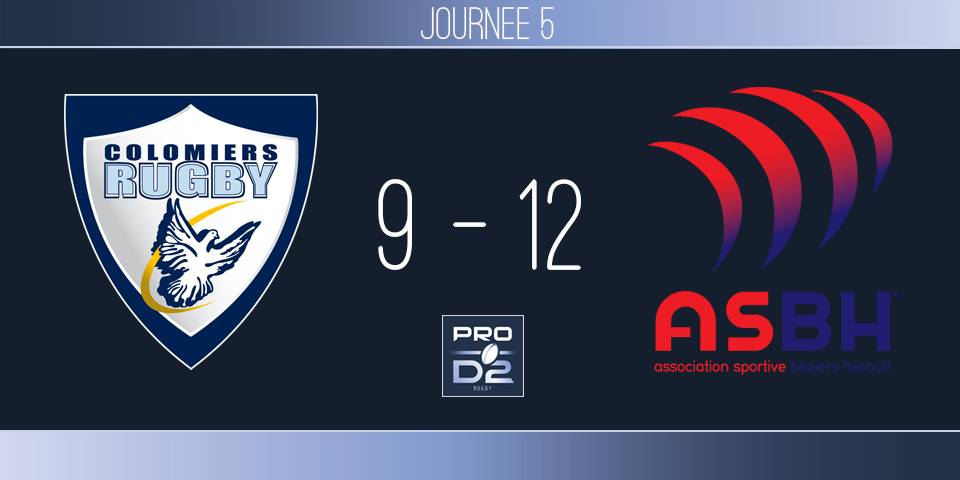 PRO D2, J5 : Colomiers-Béziers : première victoire à l'extérieur pour l'ASBH