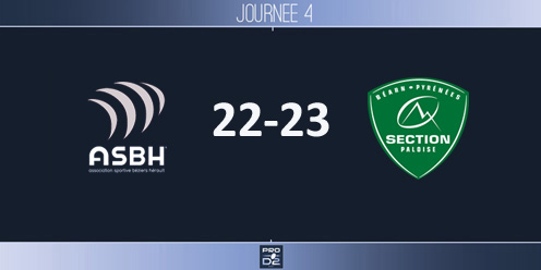 PRO D2, J4 - Béziers – Pau: la Section inarrêtable