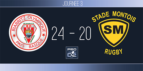 PRO D2, J3 - Biarritz - Mont-de-Marsan : difficile victoire à domicile